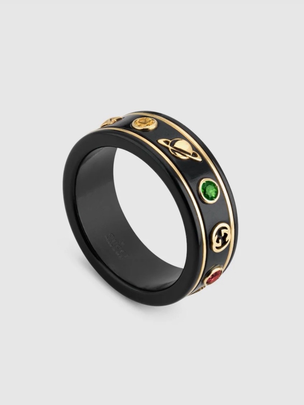 Gucci Icon Ring With Gem Stones